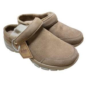 Skechers Women's Easy Going Distinctive Charm Slip On Clog Tan Size 6 New in Box